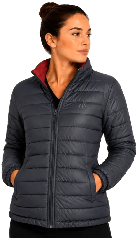 Parka feminino forrado e acolchoado