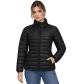 Parka feminina forrado e acolchoado