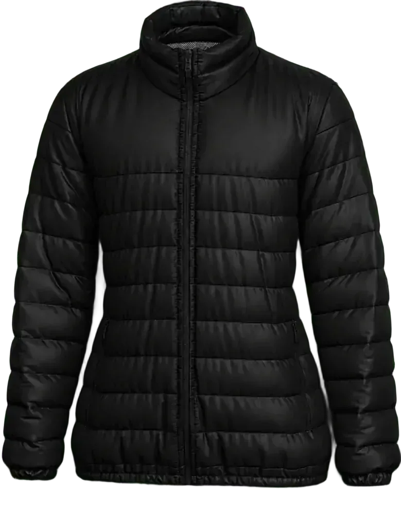 Parka feminina forrado e acolchoado
