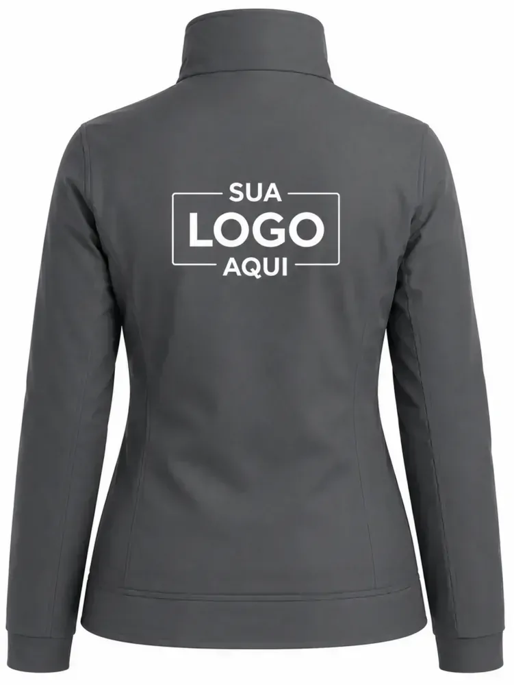 Parka feminina forrado e acolchoado