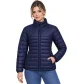 Parka feminina forrado e acolchoado