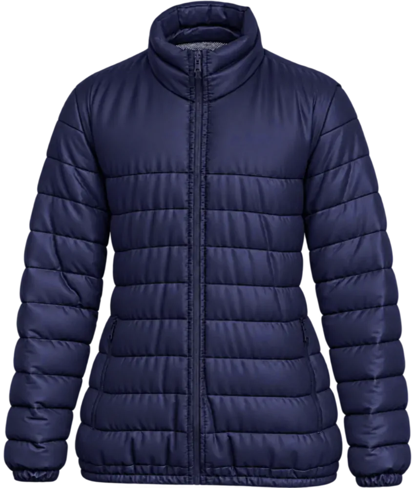 Parka feminina forrado e acolchoado