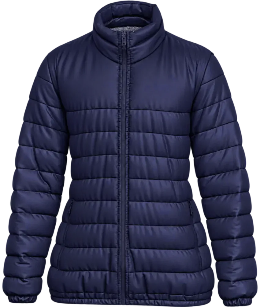 Parka feminina forrado e acolchoado