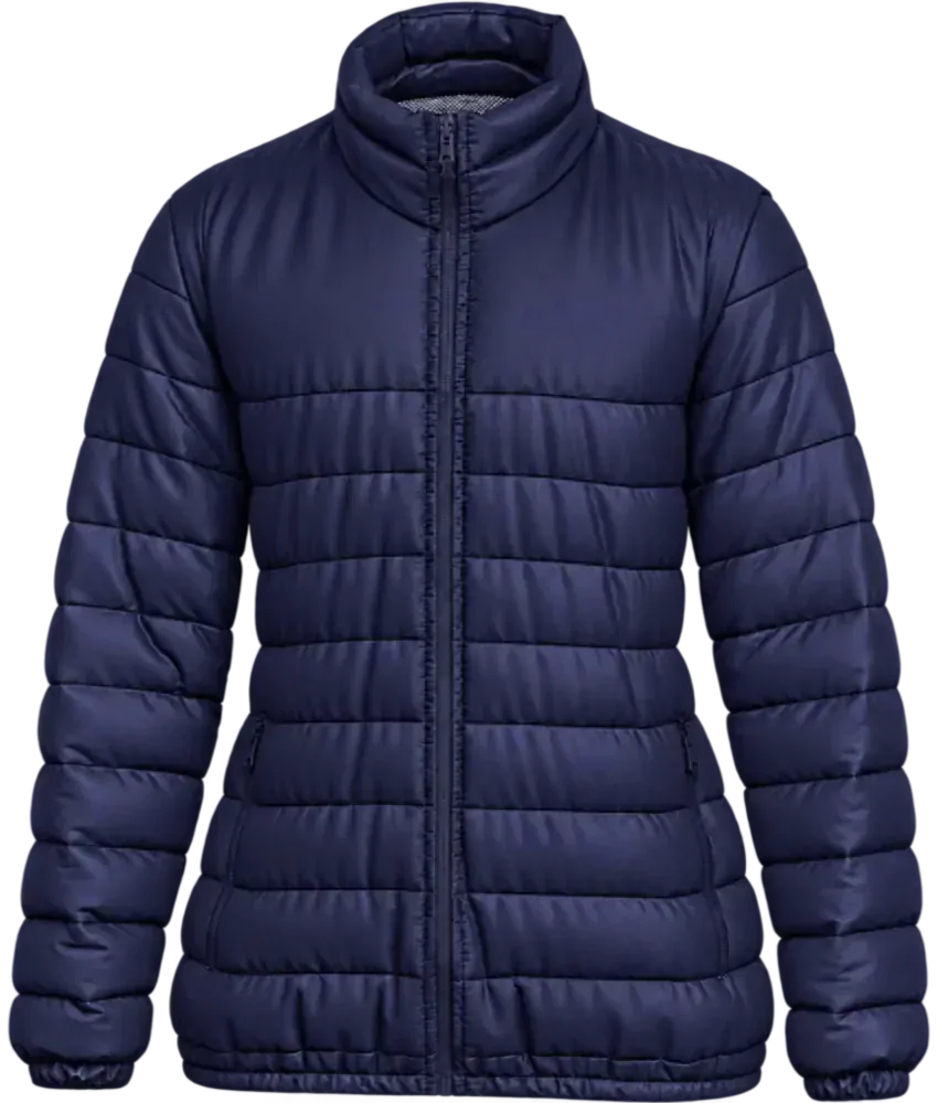 Parka feminina forrado e acolchoado