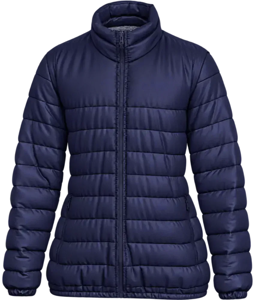 Parka feminina forrado e acolchoado