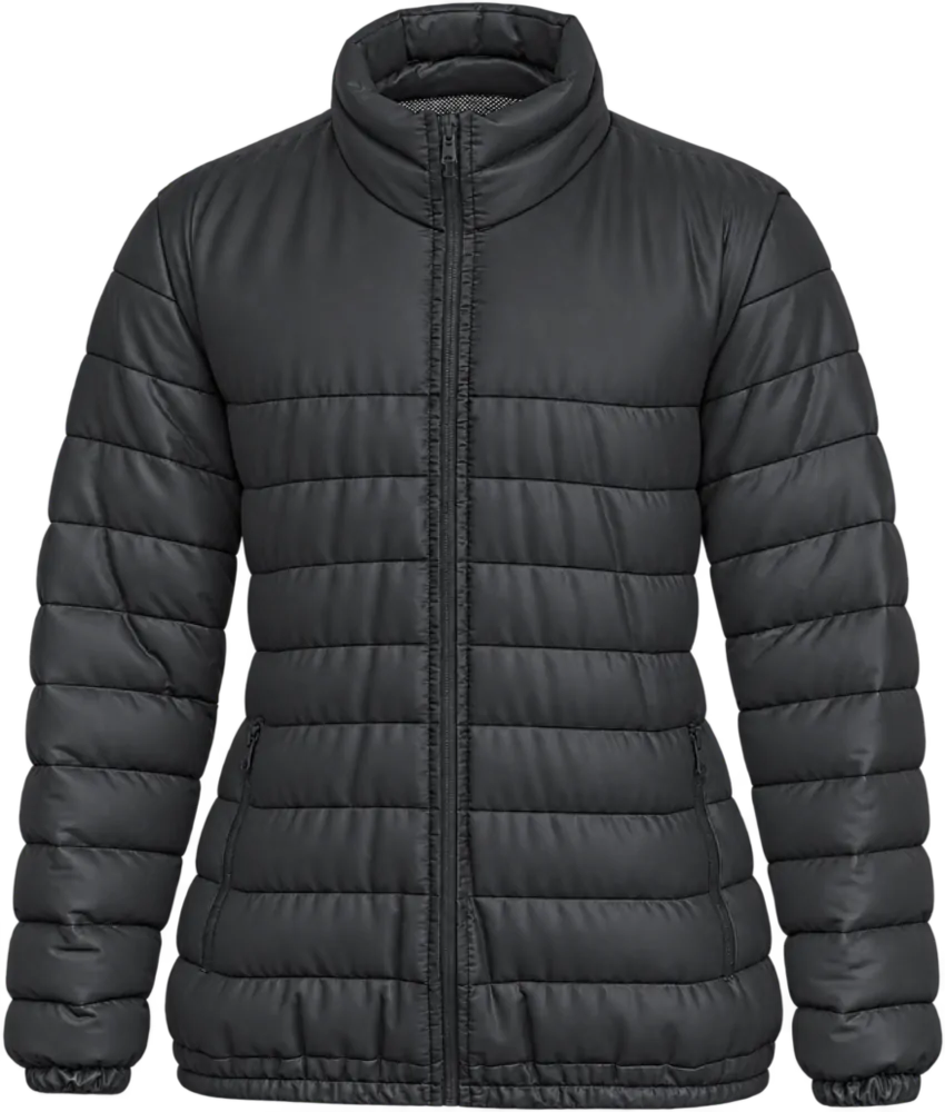 Parka feminina forrado e acolchoado