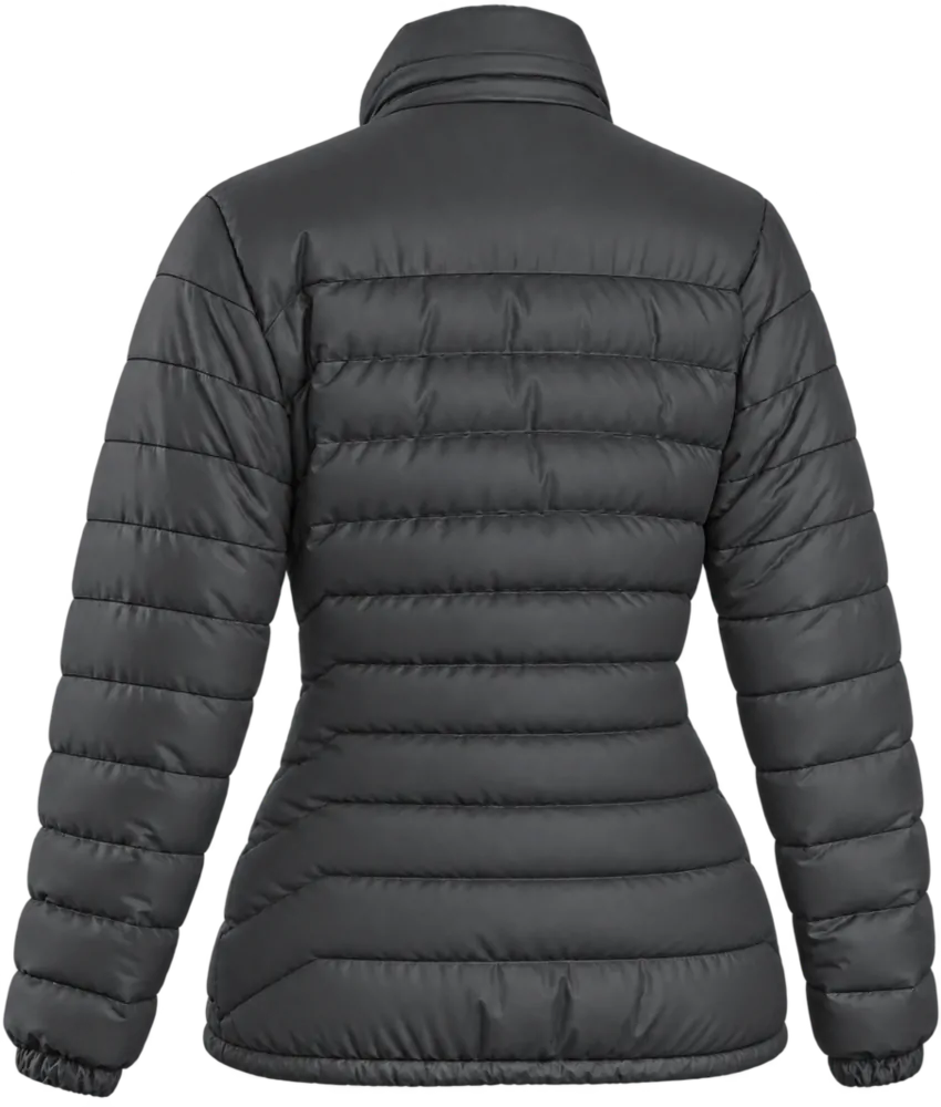 Parka feminina forrado e acolchoado