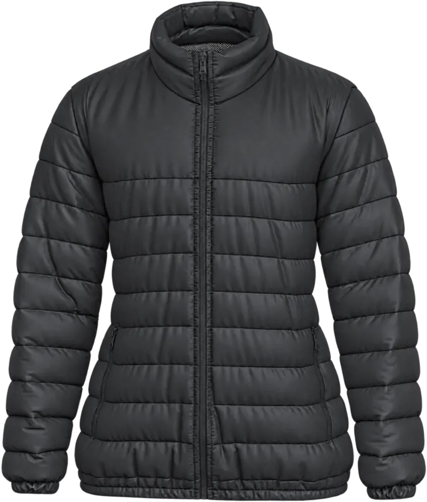 Parka feminina forrado e acolchoado