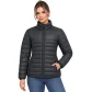 Parka feminina forrado e acolchoado