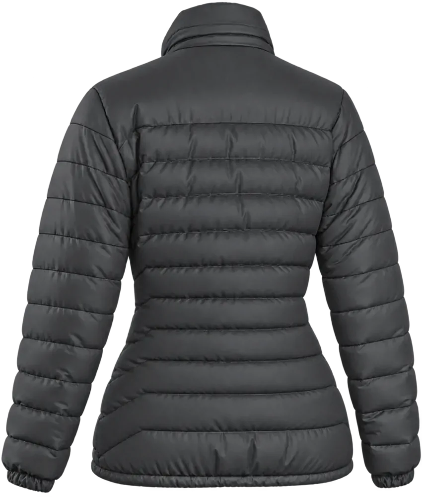 Parka feminina forrado e acolchoado