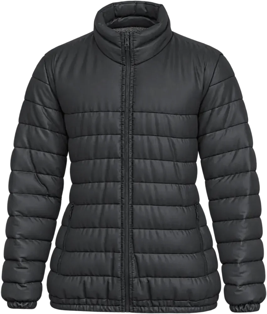 Parka feminina forrado e acolchoado