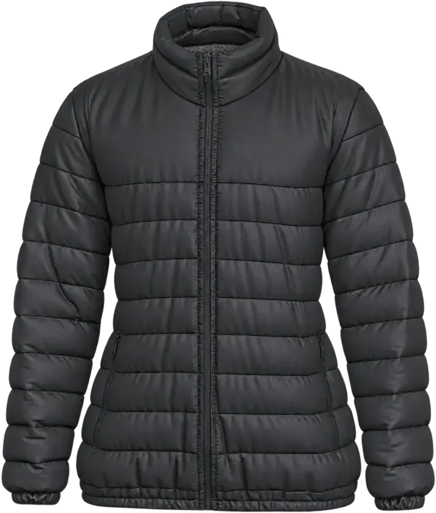 Parka feminina forrado e acolchoado