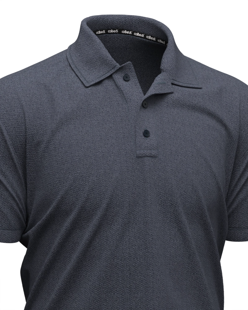 Polo masculina manga curta
