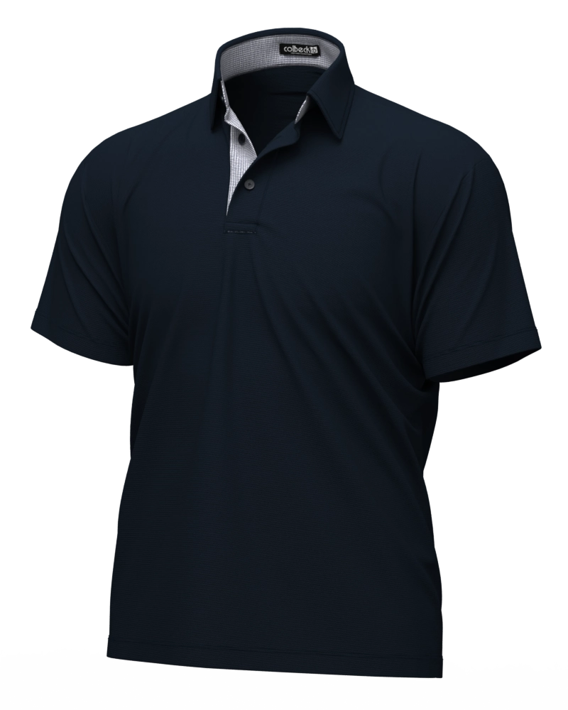 Polo masculina manga curta