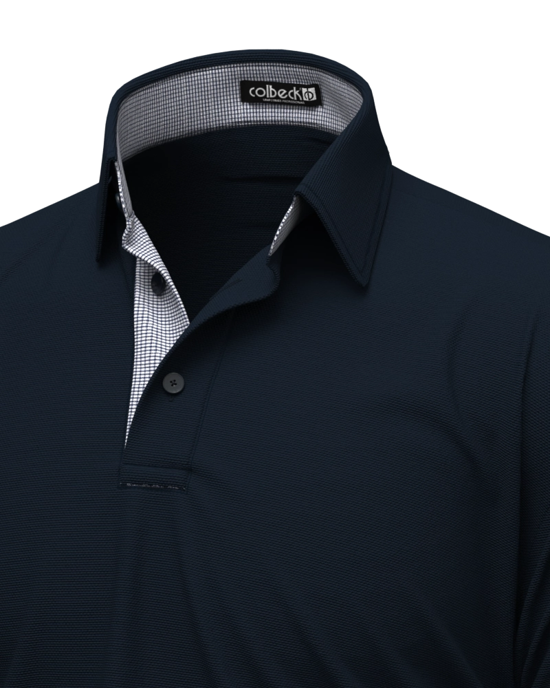 Polo masculina manga curta