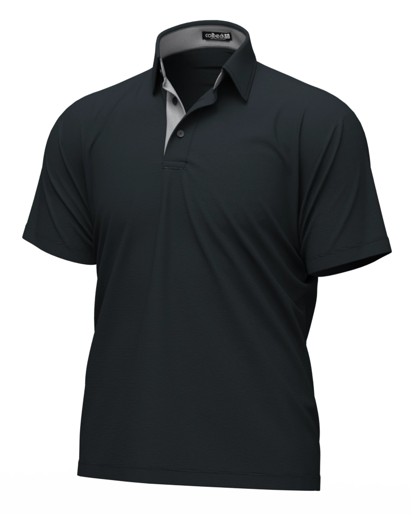 Polo masculina manga curta