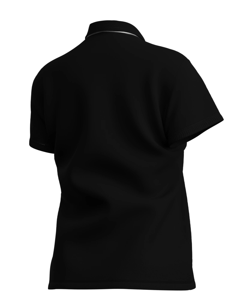 Polo feminina manga curta