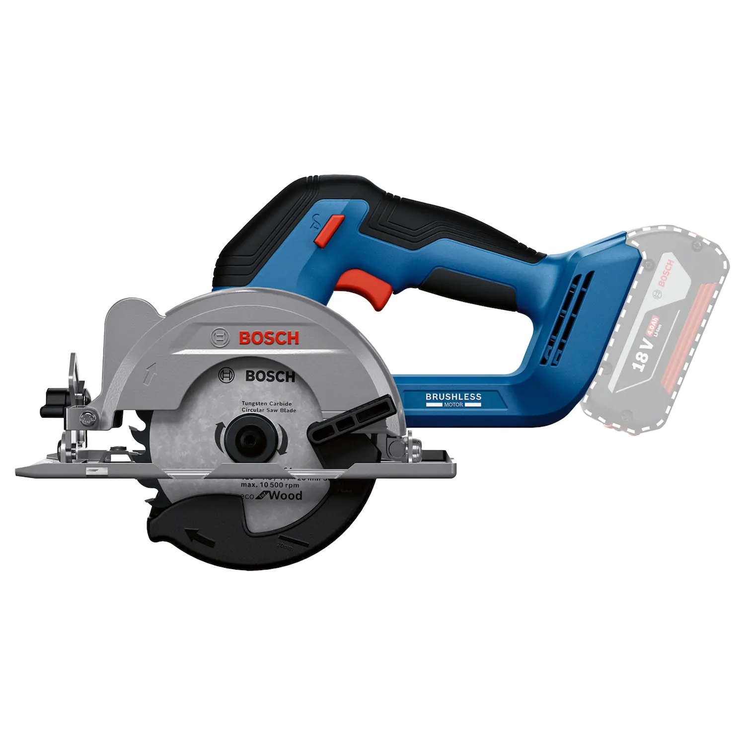 Serra circular à bateria GKS 18V-51 SB com disco 30D Bosch