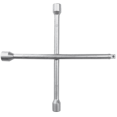 Chave de roda modelo cruz com encaixe quadrado 1/2