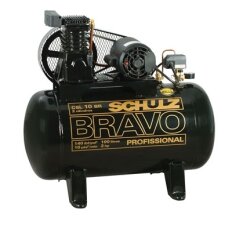 Compressor de Ar 140 libras 10 pés 100 Litros Trifásico BRAVO