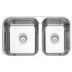 Cuba dupla em aço inox 69x40 cm 94062402 TRAMONTINA