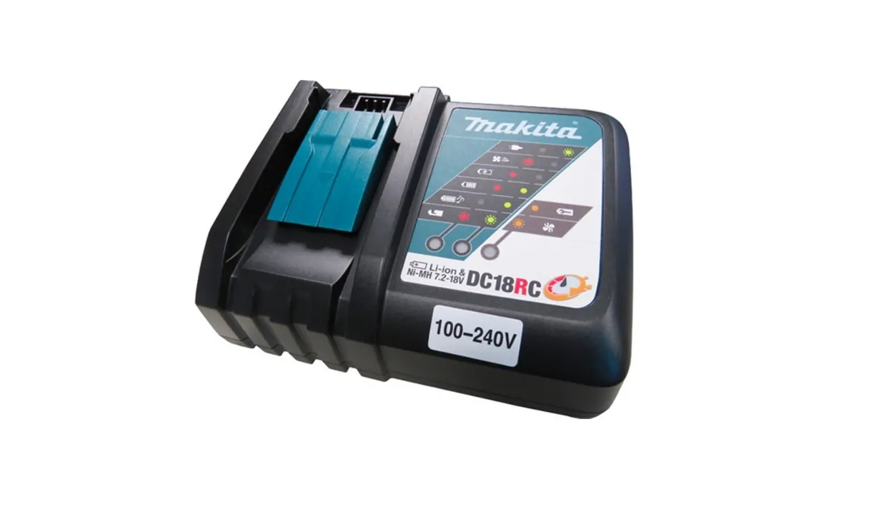 Carregador de Baterias 18V Simples Bivolt DC18RC Makita