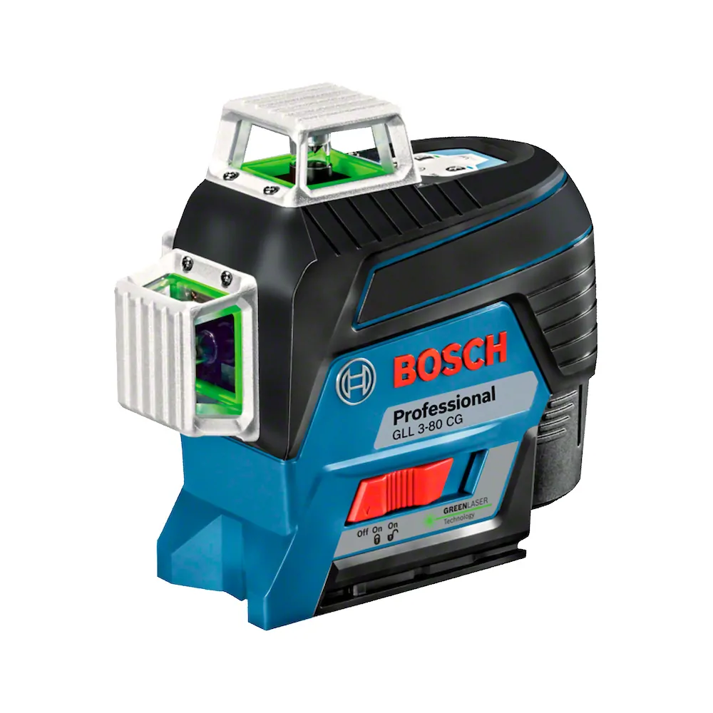 Nível a Laser Profissional GLL 3-80CG 120m 360º Verde C/ Receptor LR7 Bosch