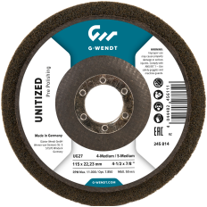 Disco Flap Compacto UG27 S-MEDIO 115 X 22,23 Wendt