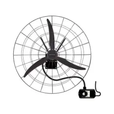 Ventilador de Parede Industrial 1M Preto Ventisol