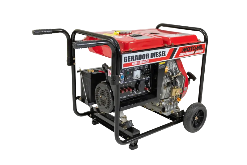 GERADOR A DIESEL 6,6KW MONO 127/220V - MDG-8000CLE - MOTOMIL
