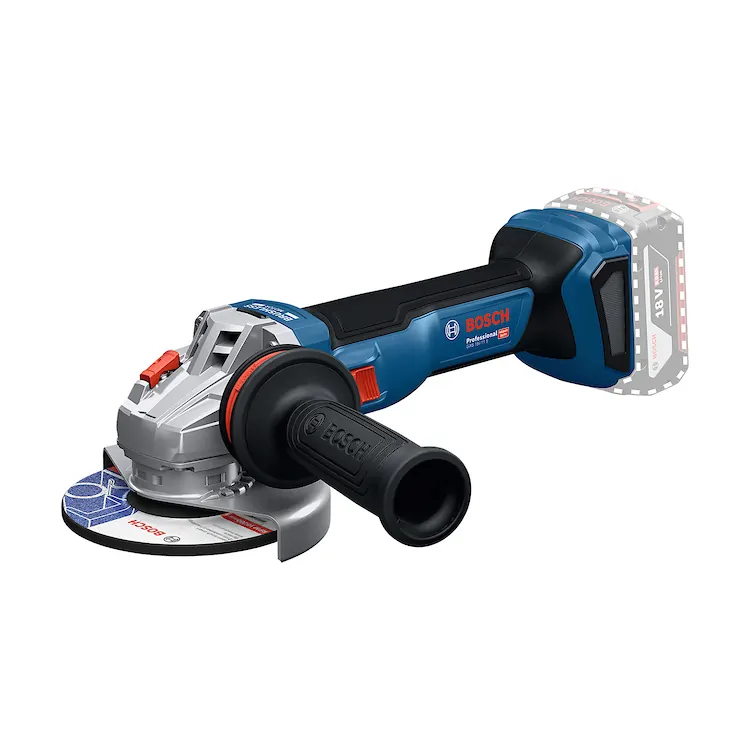 Furadeira de Impacto/Parafusadeira GSB 18V90 + Esmerilhadeira a bateria GWS 18V-11 S, com 2 baterias 18V 4,0Ah 1 carregador rápido bivolt