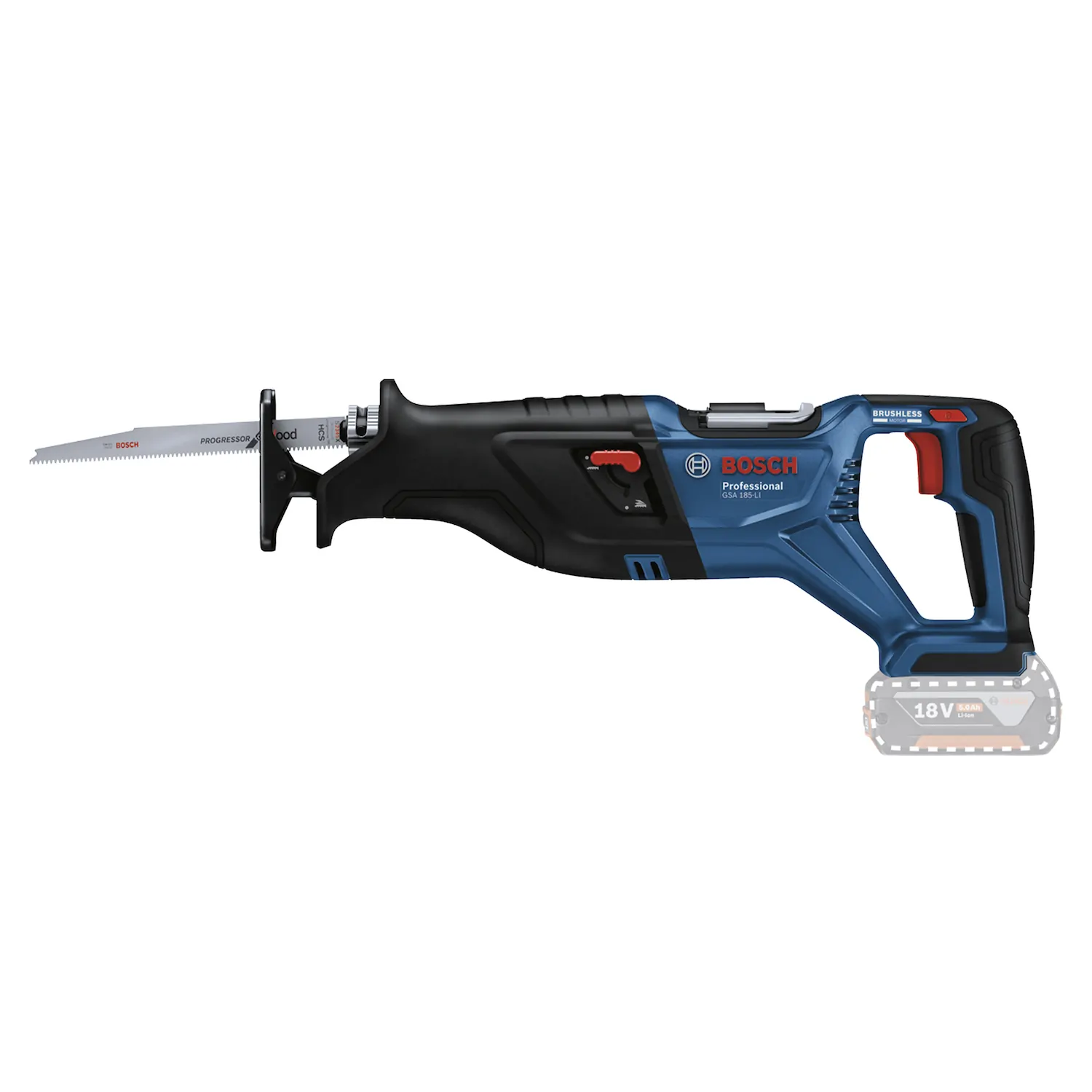 Serra Sabre a Bateria 18v GSA 185-LI Bosch sem Bateria e Carregador