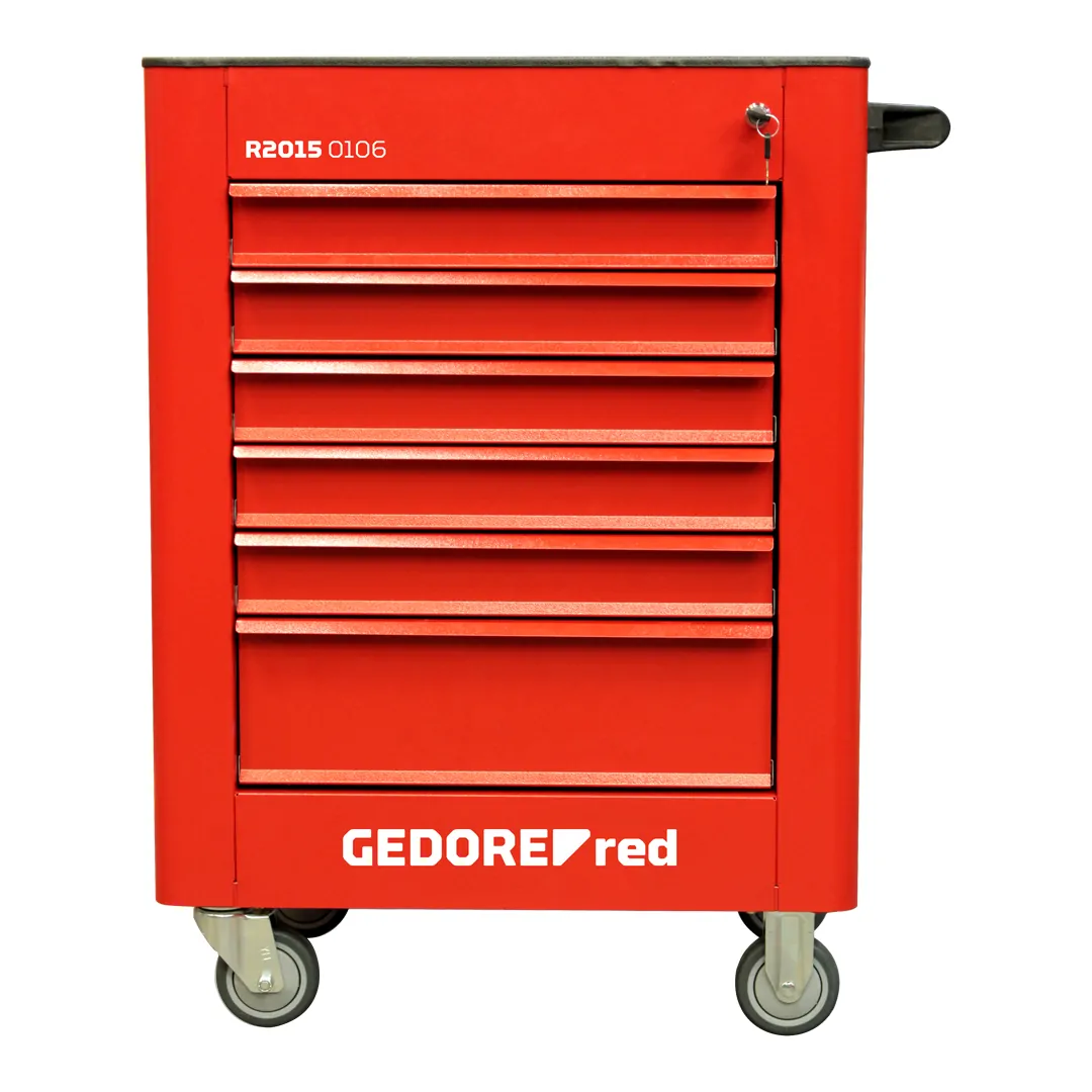 CARRO PARA FERRAMENTAS COM 6 GAVETAS GEDORE RED