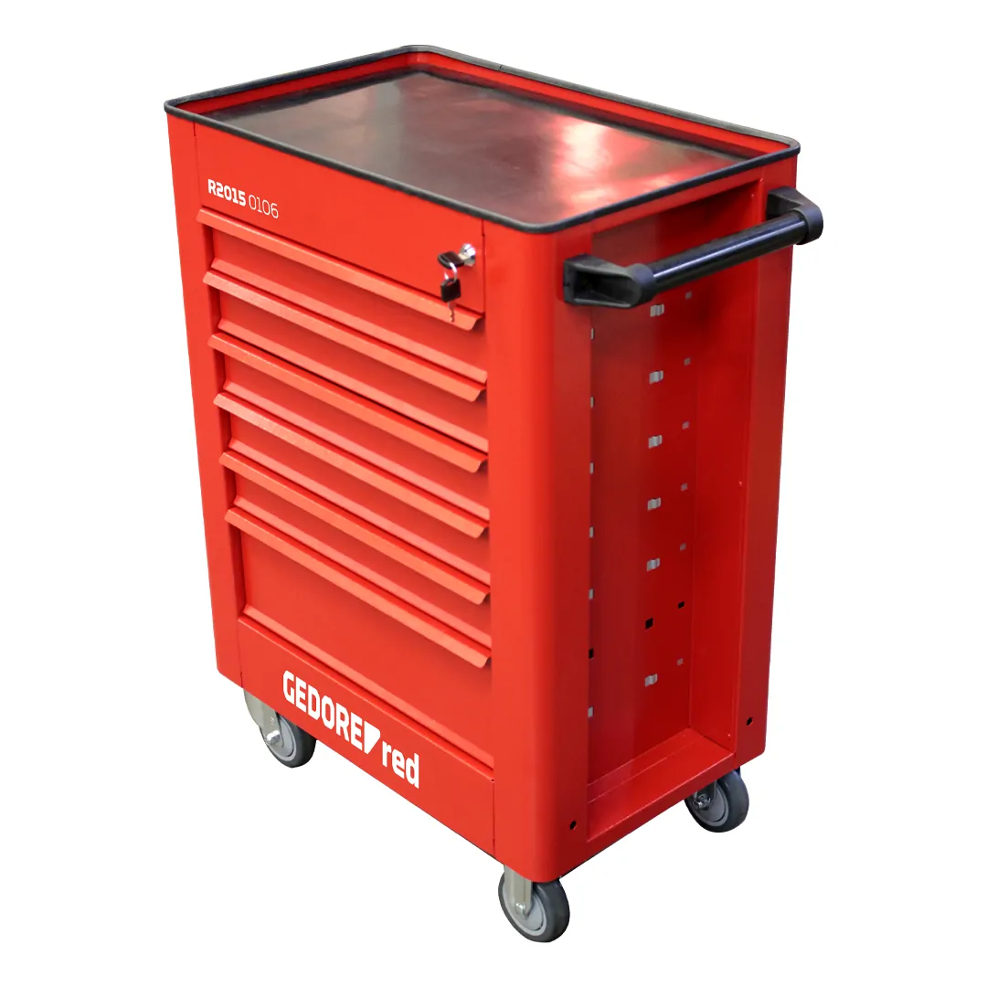 CARRO PARA FERRAMENTAS COM 6 GAVETAS GEDORE RED