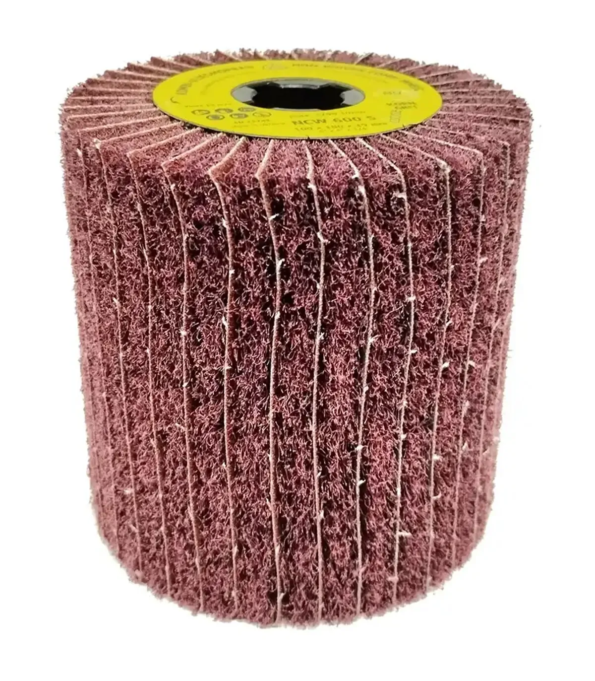 RODA DE MANTA ABRASIVA 100 X 100 X 19 NCW 600 S G-80 GROSSO KLINGSPOR