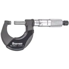 MICROMETRO EXTERNO COM ISOLADORES NO ARCO 0-25 X 0,01MM 444.1MXRL-25 STARRET