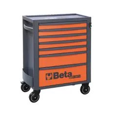 Carro para Ferramentas com 7 Gavetas Laranja RSC24-7-O Beta