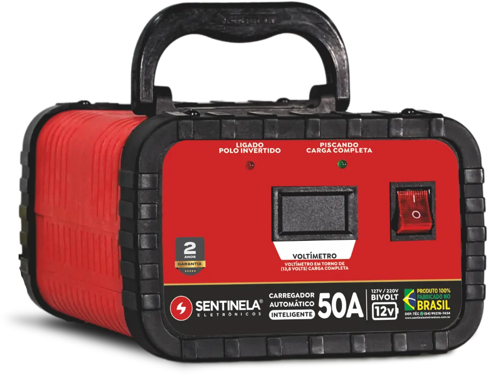 Carregador de Bateria 50A CV5012 Sentinela
