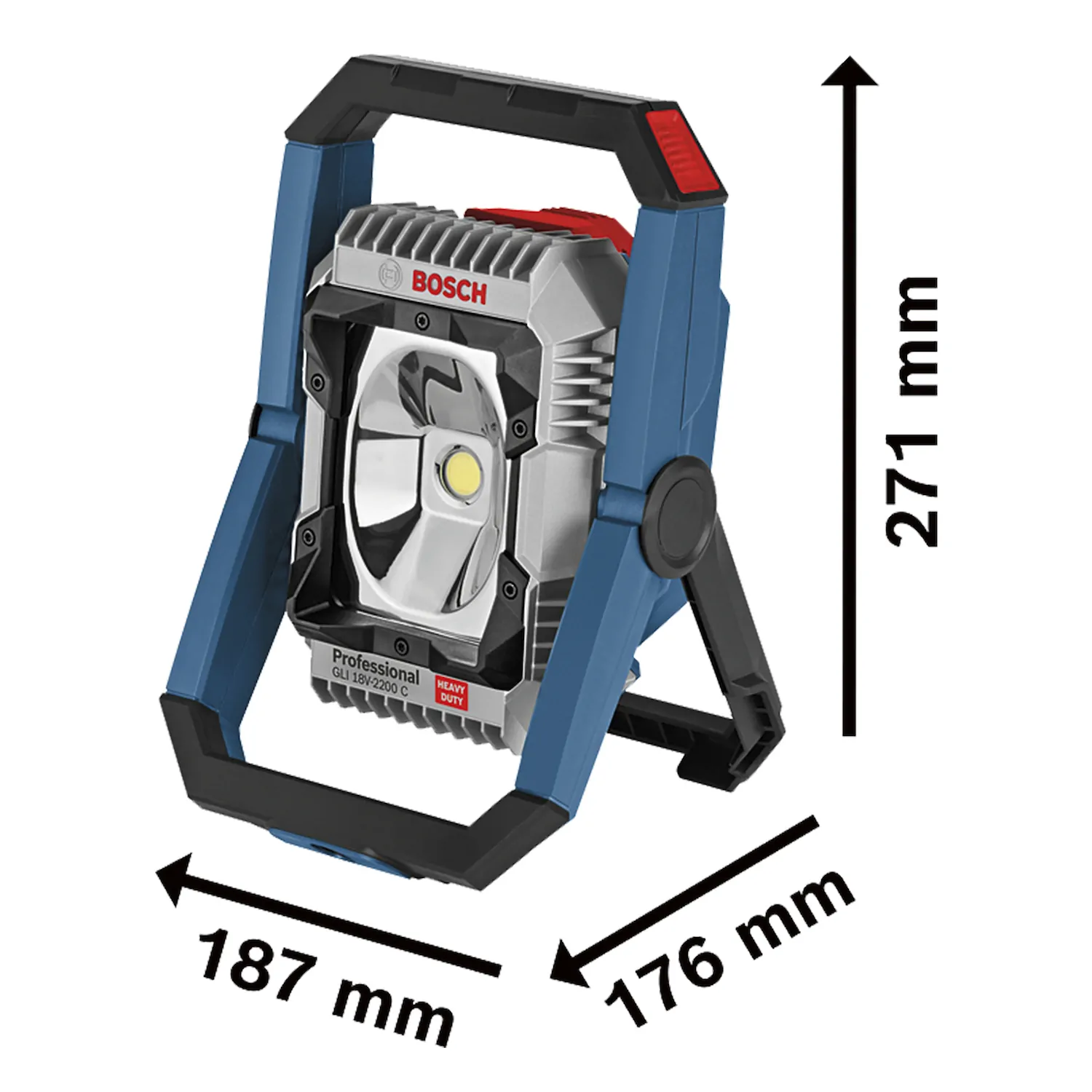 Lanterna a Bateria 18v GLI 18V-2200 Bosch sem Bateria e Carregador