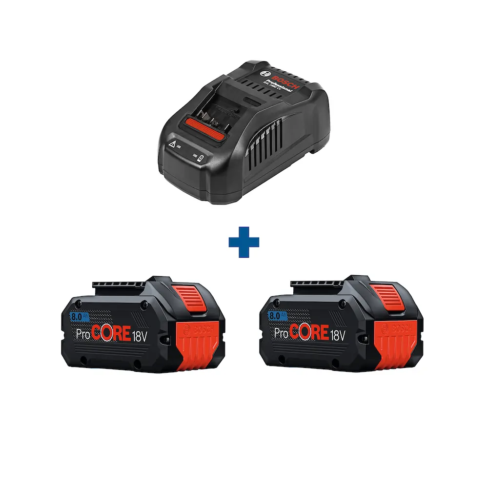 Motosserra a bateria 18V Brushless com duas baterias ProCORE 8Ah Bosch GKE 18V-40 SB