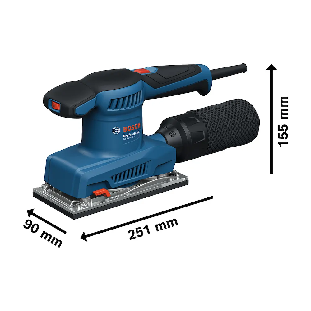 Lixadeira Orbital 200W 220V Bosch GSS 20-18 A