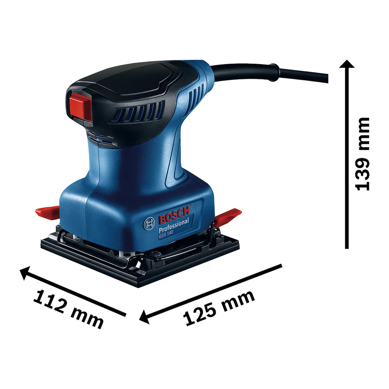 Lixadeira Orbital Oscilante 220W 220V Bosch- GSS 140