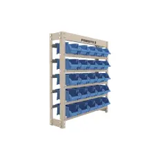Kit Estante gaveteiro 25/3 Prática Azul