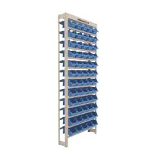 Kit Estante Gaveteiro Prática 60/3 Azul