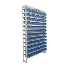 Kit Estante Gaveteiro Prática 108/3 Azul