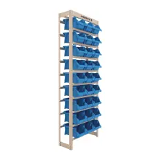 Kit Estante Gaveteiro Prática 27/5 Azul