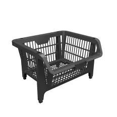 CESTO EXPOSITOR PRÁTICO PRETO