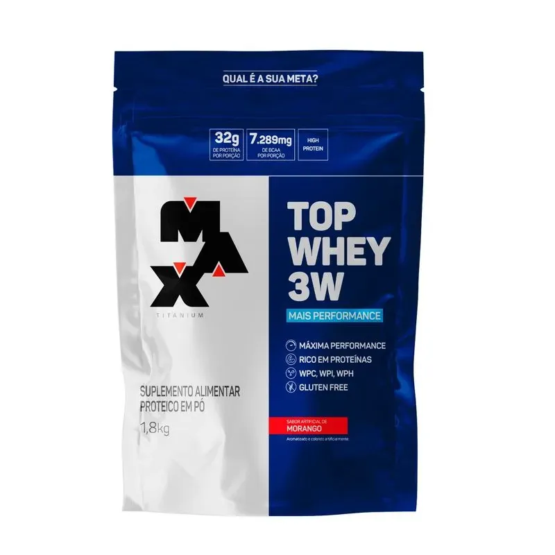 Top Whey 3W Refil 1800g - Max Titanium