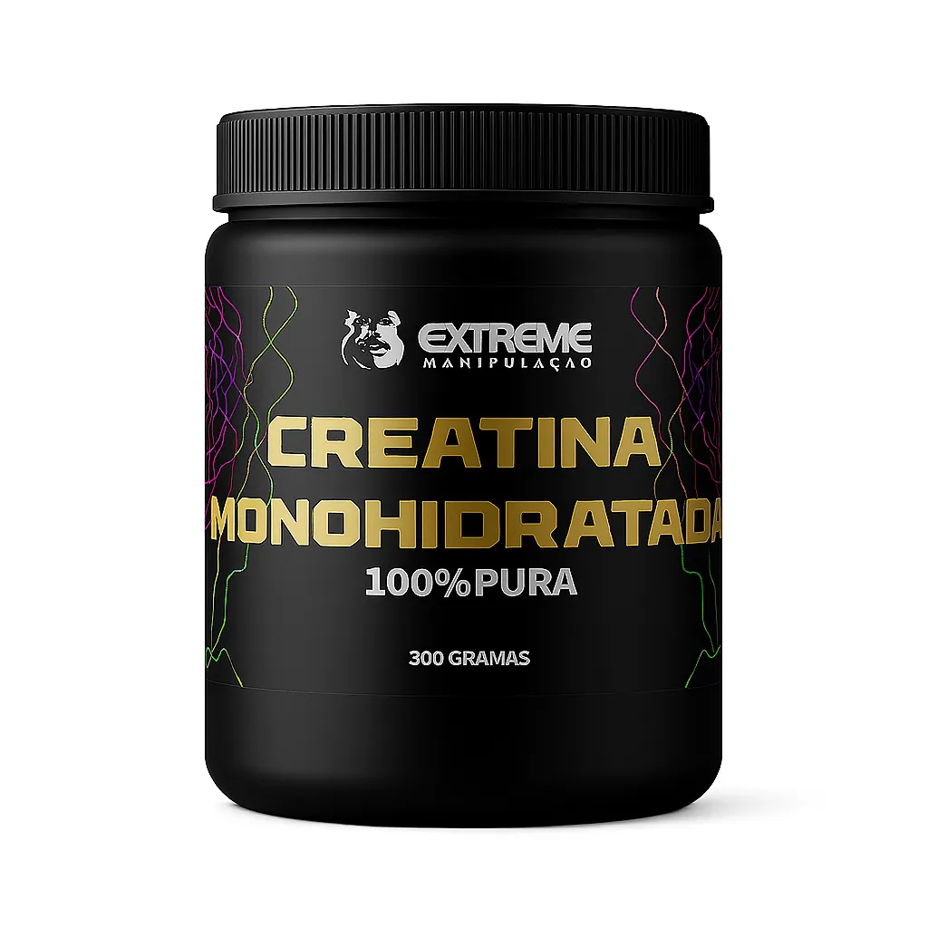 Creatina Monohidratada e Micronizada Pura Pote 300g