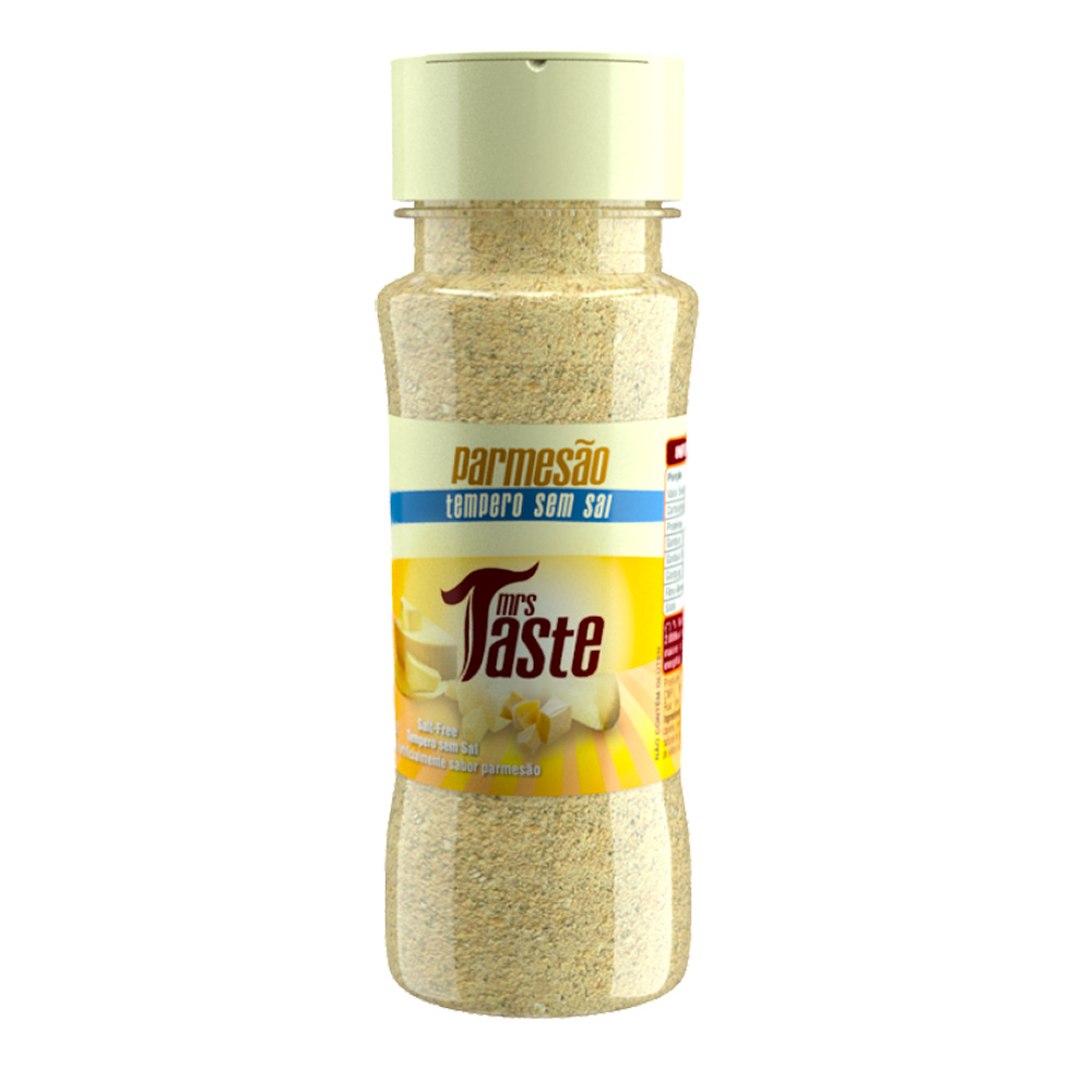 Mrs Taste Sabor Parmesão, Sem Sal e Zero sódio 55g